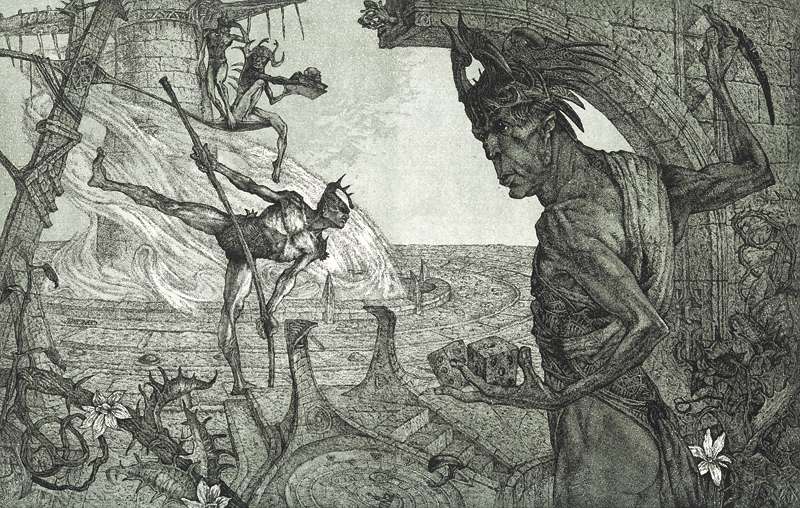 Etching And Drawings