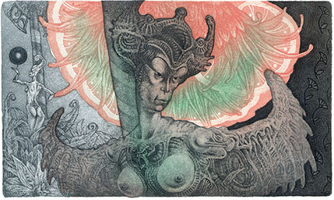 Etching And Drawings